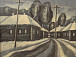 Седов В. К. Зима в деревне Мухино. 1990 г.